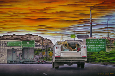 Ride_home-maquila_blues_series_2007_57inx38in