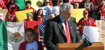 Senator Shapleigh speaks on fair, comprehensive, responsible immigration reform