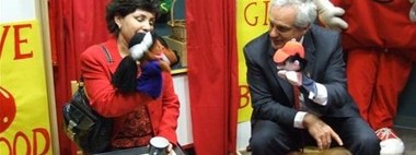 Talking to kids about importance of giving blood