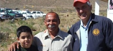 Out in the El Paso wilderness with friends