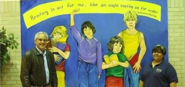 Reading is art for me, like an eagle soaring on the water