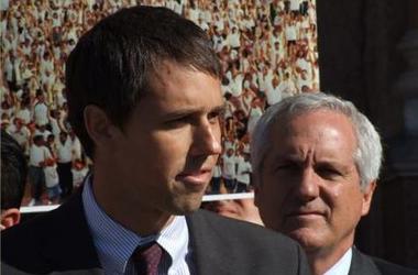 City Rep Beto O'Rourke and Sen. Eliot Shapleigh in Austin speaking out against Asarco