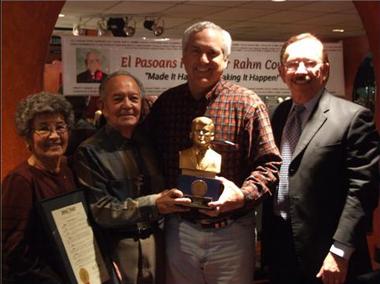Awarding the "Adelante Con Ganas" award to <a href="http://shapleigh.org/news/2232-senator-shapleigh-to-award-jorge-almada-with-adelante-con-ganas">Jose L. Aguilar</a>