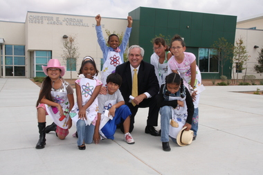 Senator Shapleigh at Chester Jordan Elementary