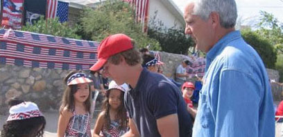 Senator Shapleigh with his son, Ben