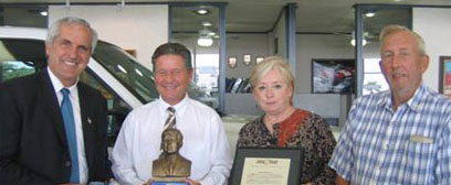 An "Adelante con Ganas" award goes to Clay Lowenfield