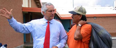 Senator Eliot Shapleigh in Canutillo