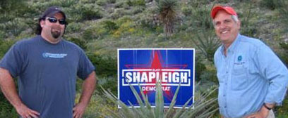 Morris Pittle and Senator Shapleigh