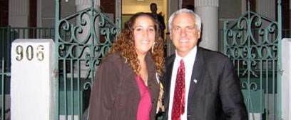 Veronica and Senator Shapleigh